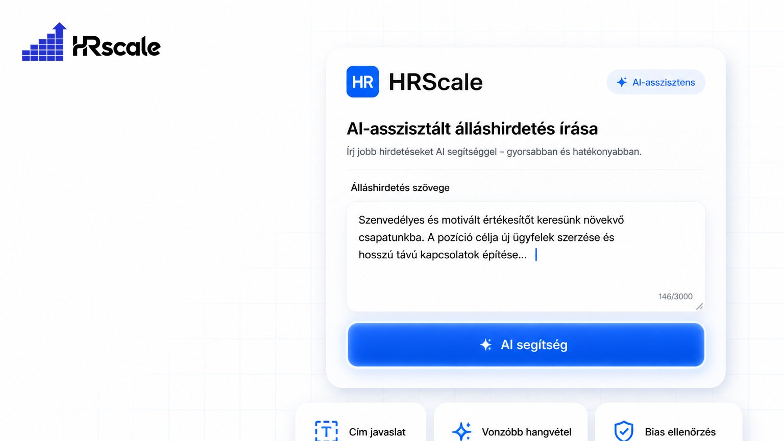 AI álláshirdetés generálás — Hogyan írj géppel segített hirdetéseket?