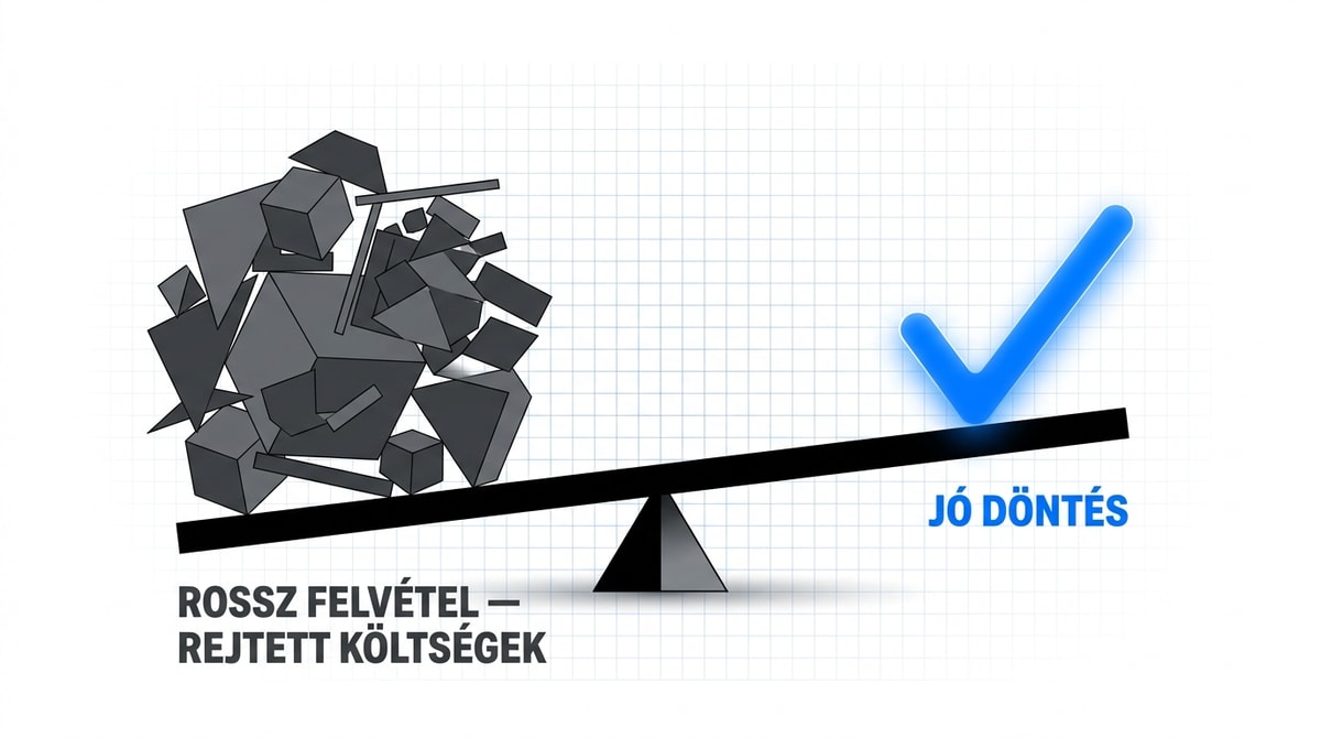 Toborzási költségek — Mennyibe kerül egy rossz felvétel?