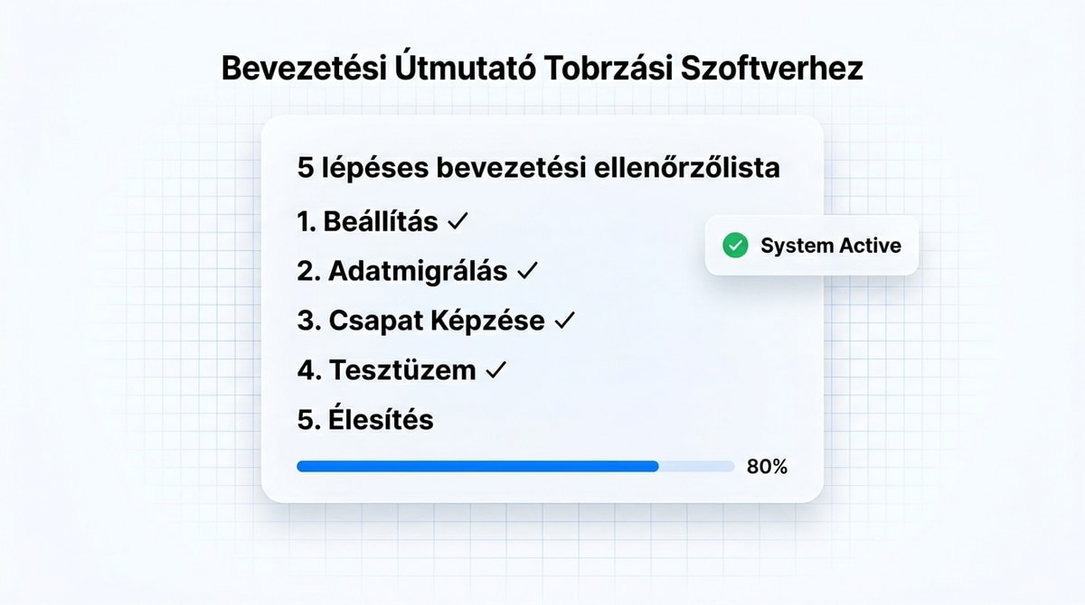 Toborzási szoftver bevezetés — 0-tól az élesig 5 nap